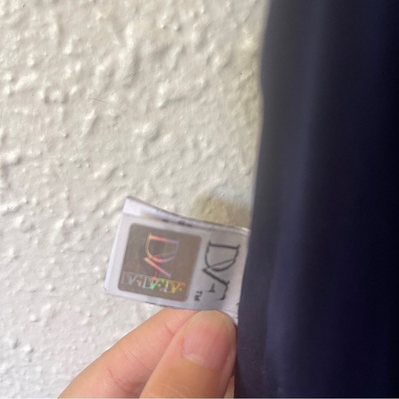 Diane Von Furstenberg Bevina Ruched Sheath Dress - Size 2 (Navy) - Picture 5 of 8